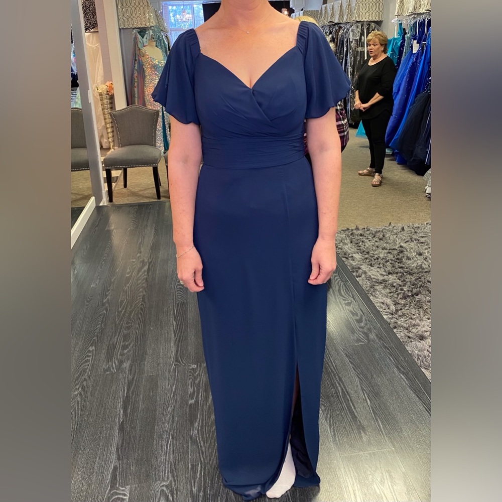 Navy blue dress. Never been worn